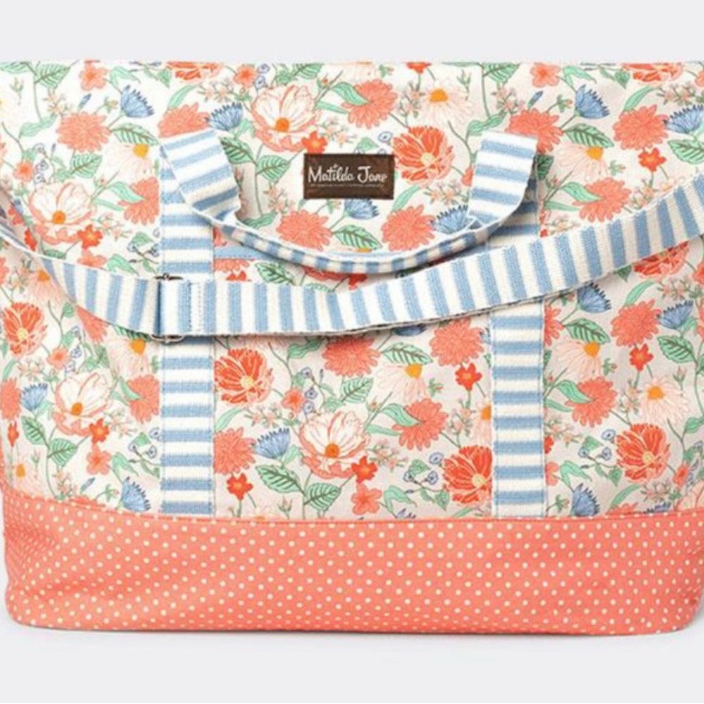 Matilda Jane Coral Floral Weekender Bag